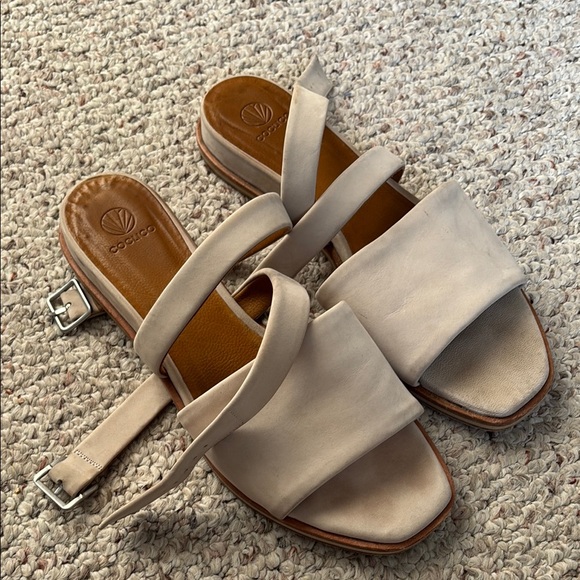 Coclico Grey Cooper Leather Women's Sandals - Picture 6 of 9